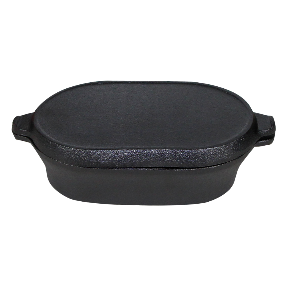 Double Use Cast Iron Bread oven/Baking Platter PCD24