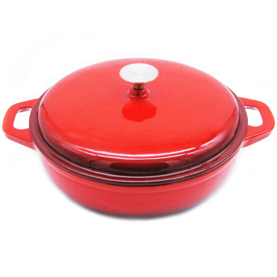 Round Cast Iron Casserole/Dutch Oven PCA30