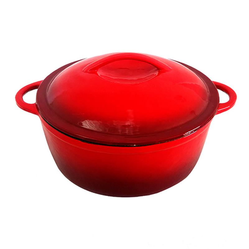 Round Cast Iron Casserole/Dutch Oven PCA22H/25H/26H/29H