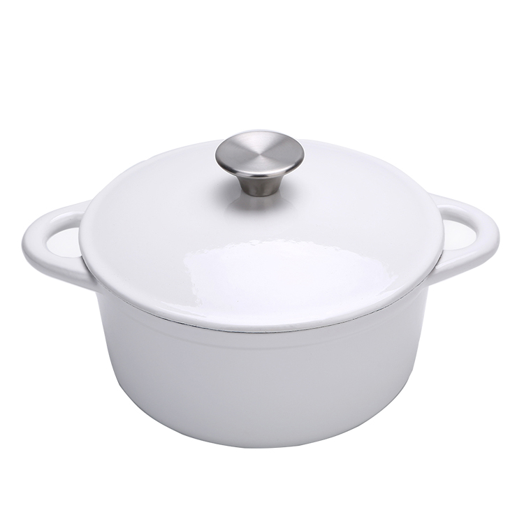 Round Cast Iron Casserole/Dutch Oven PCA24M/26M