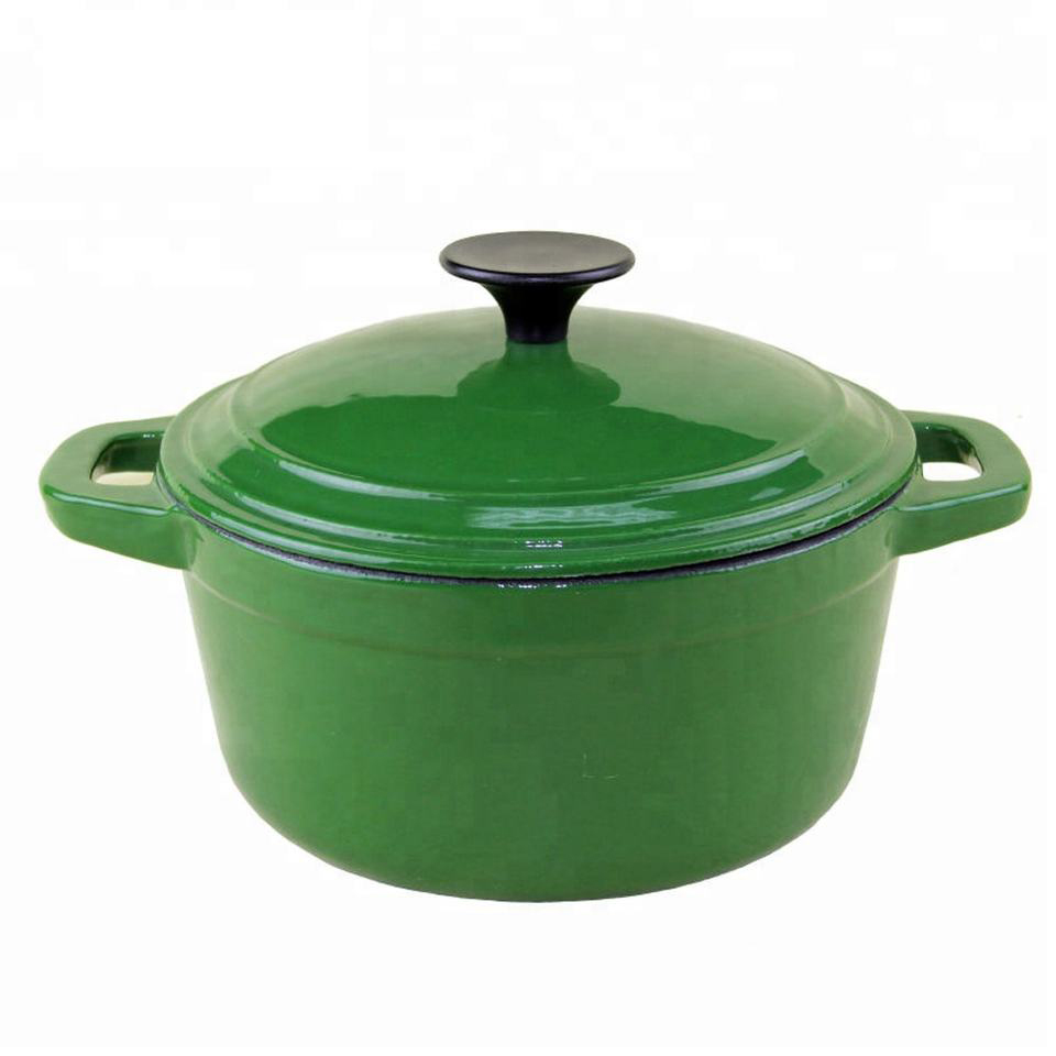 Round Cast Iron Casserole/Dutch Oven PCA21R/25R /28R