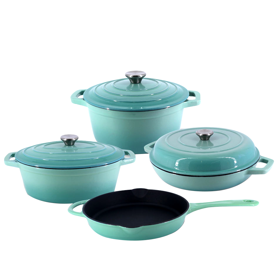 Enamel Cast iron Cookware Set PCS711