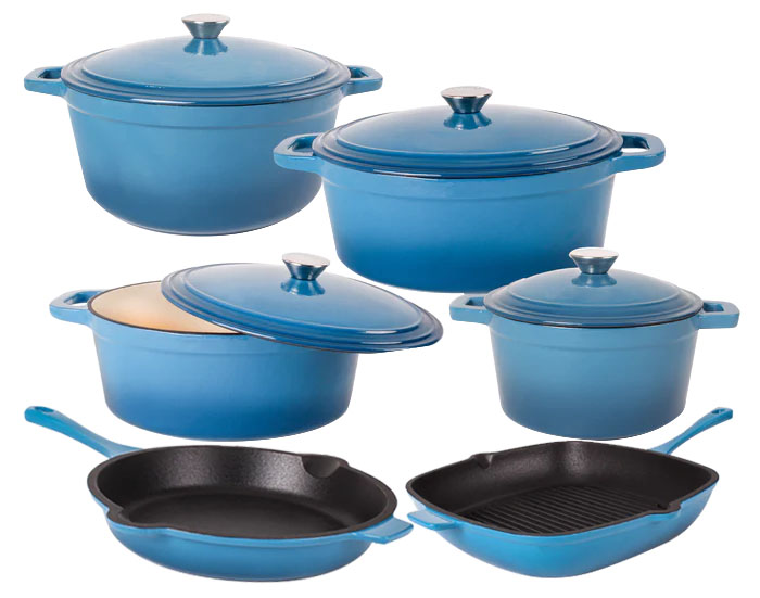 Enamel Cast iron Cookware Set PCS100