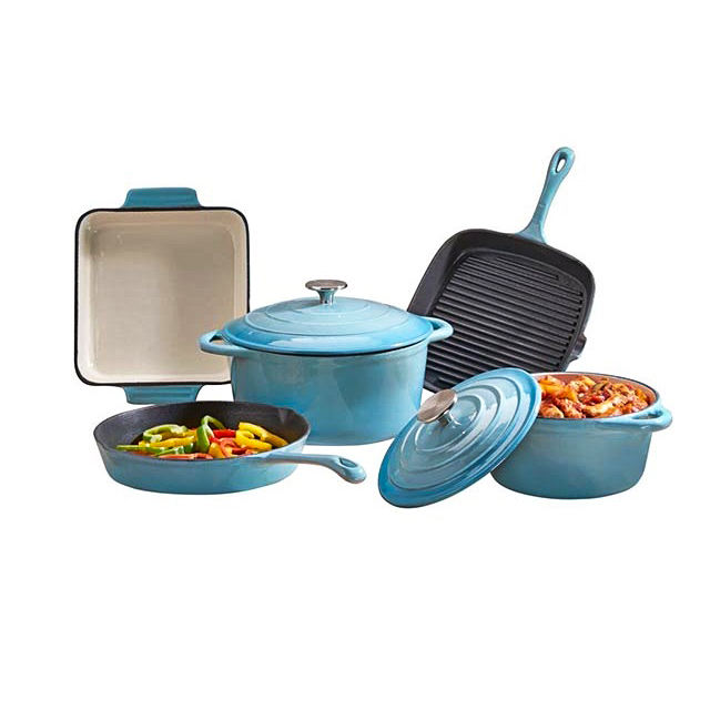 Enamel Cast Iron Cookware set PCS660