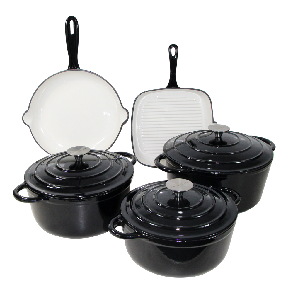 Enamel Cast iron Cookware Set PCS720