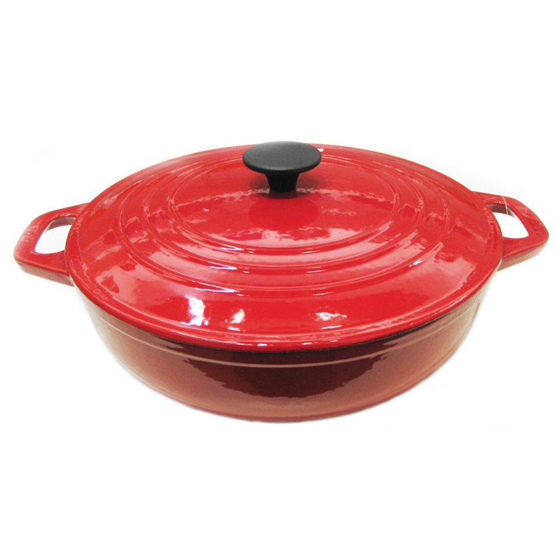 Round Cast Iron Casserole/Dutch Oven PCA30D