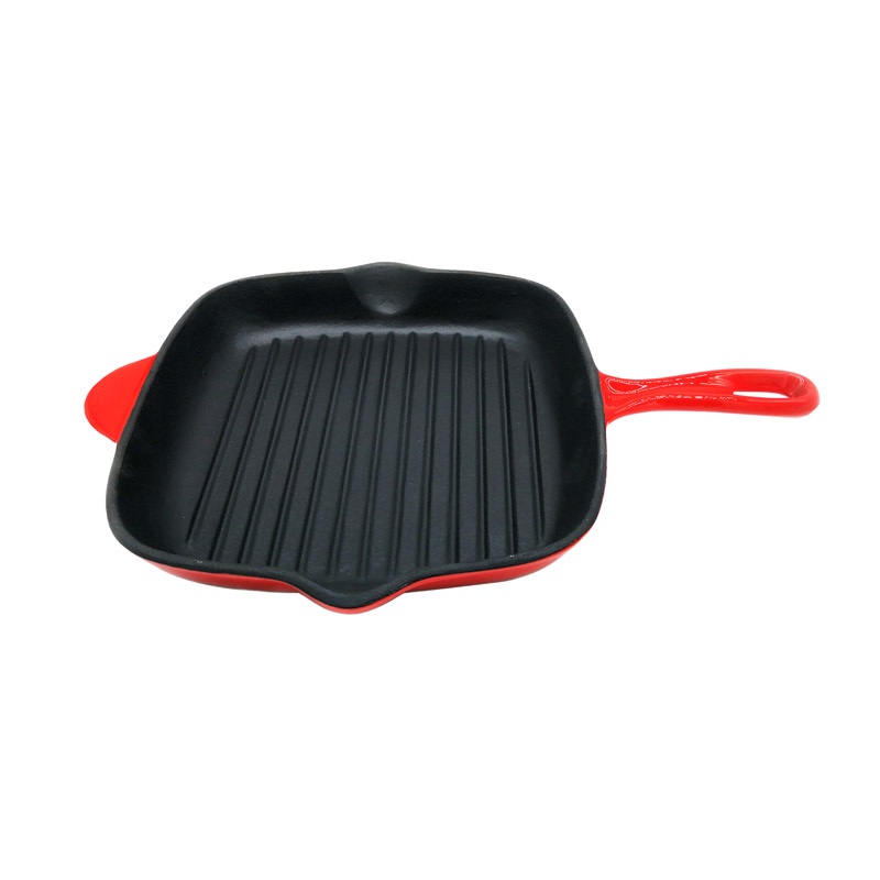 Cast Iron Grill Pan/Griddle Pan/Steak Grill Pan PC296